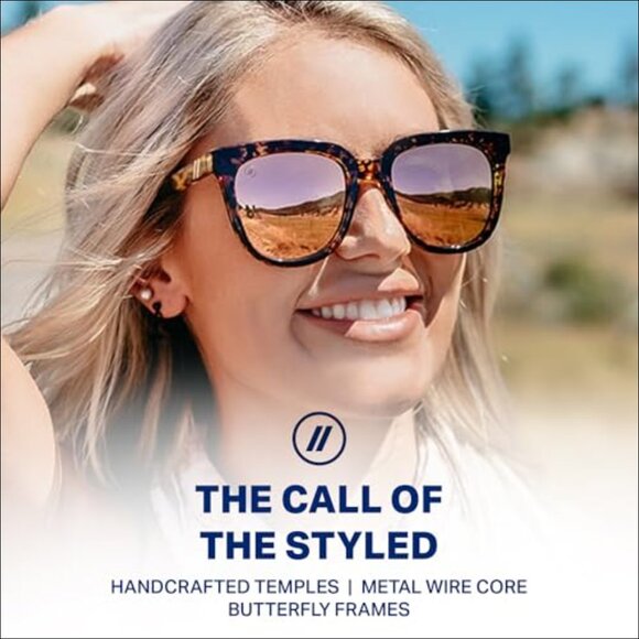 Polarized Sunglasses with Acetate Temples, Cat Eye Frames, UV Protection main image 5